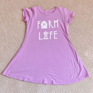 “Farm Life” Windmill & Barn Purple Super Soft Dress💜